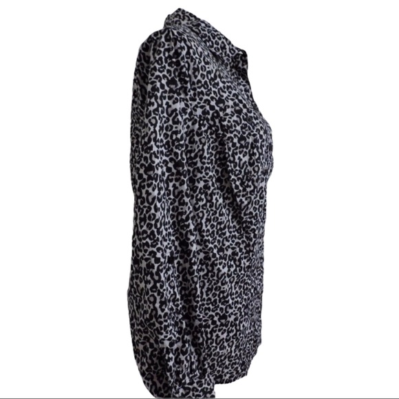 Style & Co Button Down Animal Print Shirt 16W - Picture 3 of 8